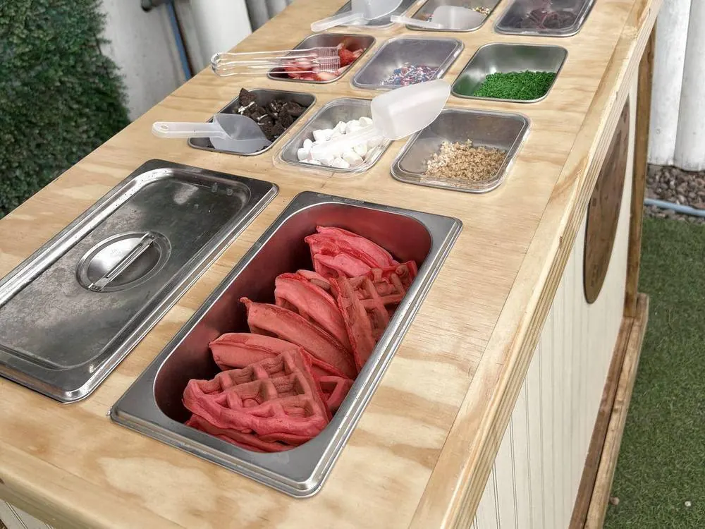 Waffle Bar — catering Instadog para eventos
